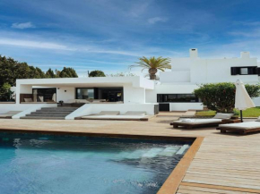 Luxurious villa with bright terrace